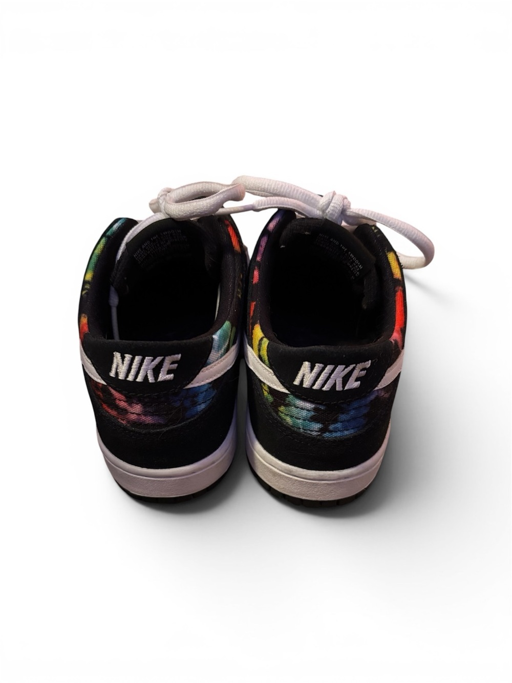 Nike SB Dunk Low Pro IW "Tie Dye" – Black/Multi-Color – Men's Size 6.5 - Picture 2 of 5